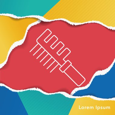 evde beslenen hayvan fırça satırı simgesi