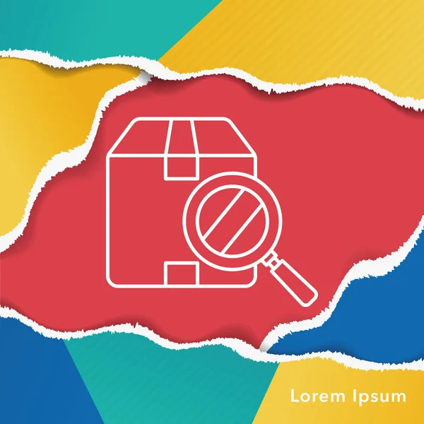 Lojistik nakliye satırı simgesi