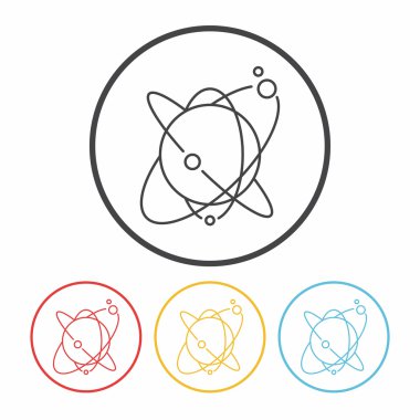 Uzay gezegen satırı simgesi