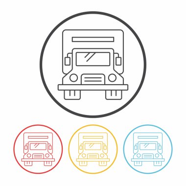 kamyon satırı simgesi