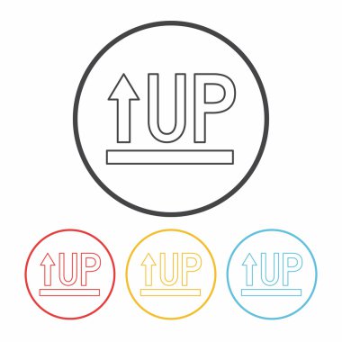 diğer tarafa satırı simgesi