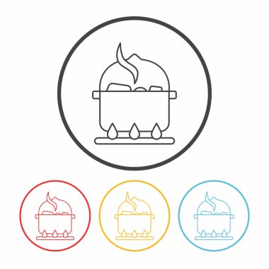 kamp pot satırı simgesi