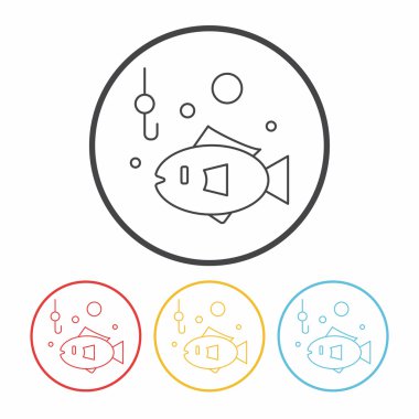 Balıkçılık satırı simgesi