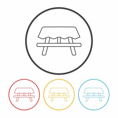 Kamp tablo satırı simgesi