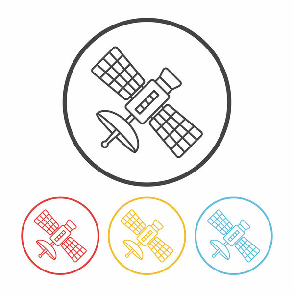 Кнопка Space Satellite line
