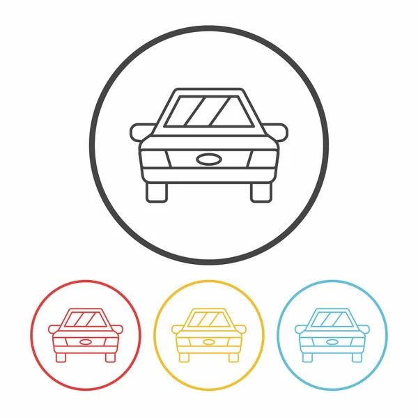 Car line icon — Stock Vector