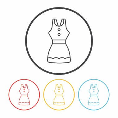 elbise satırı simgesi