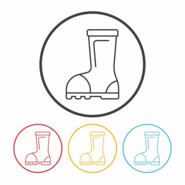 Yağmur botları satırı simgesi