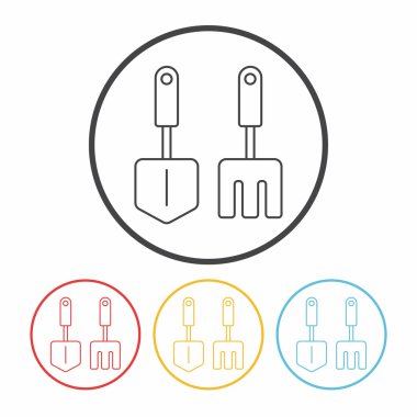 Bahçe küreği satırı simgesi