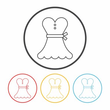 elbise satırı simgesi