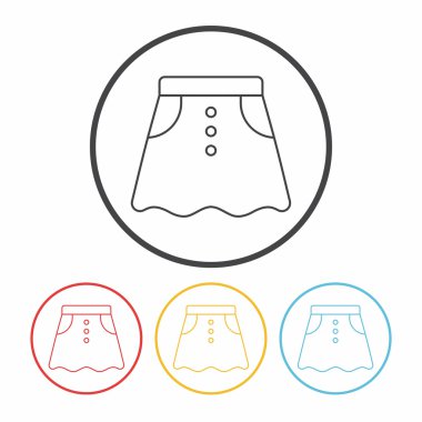 etek satırı simgesi