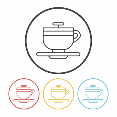 lunapark fincan kahve satırı simgesi