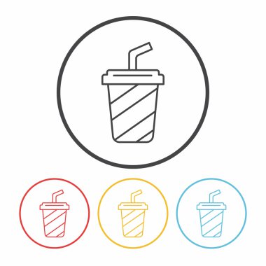 buz-içki satırı simgesi