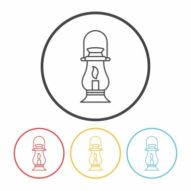 kamp ışık satırı simgesi