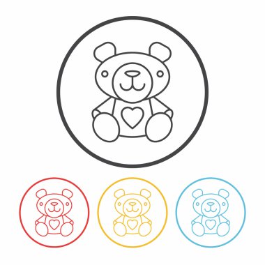 ayı bebek satırı simgesi