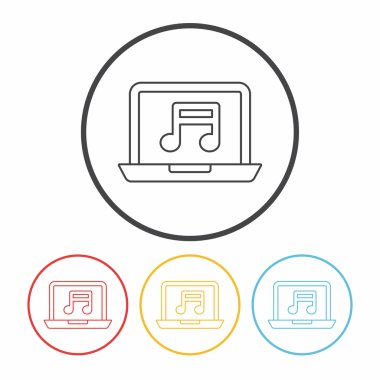 müzik çalar satır simgesi