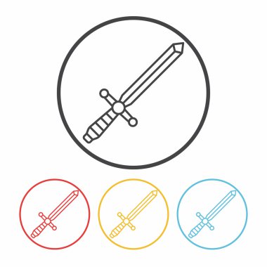 kılıç satırı simgesi