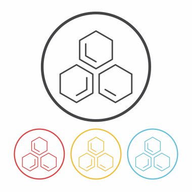 hücre satırı simge vektör çizim vektör çizim