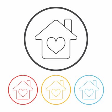 Bağış hattı simge vektör çizim vektör çizim