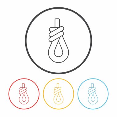 Halat hat simge vektör çizim