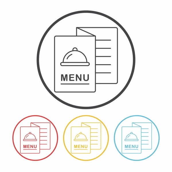 Icono de línea de menú — Vector de stock