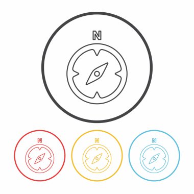 konumu satır simge vektör çizim