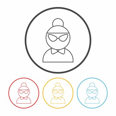 İşgal satır simge vektör çizim