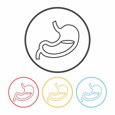 Organ satır simge vektör çizim