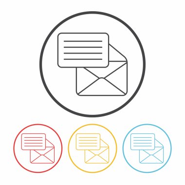 Office adres satırı simge vektör çizim