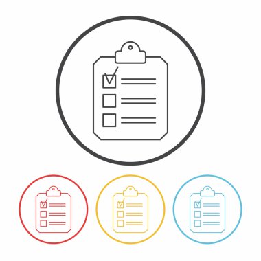 Office dosyaları simge vektör çizim çizgi