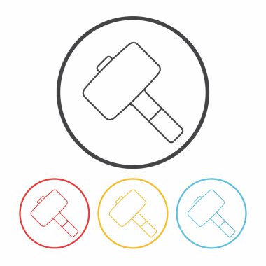 satır simge vektör çizim çekiç