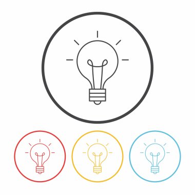 fikir satır simge vektör çizim