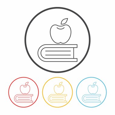 Not defteri satırı simge vektör çizim