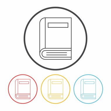 Not defteri satırı simge vektör çizim