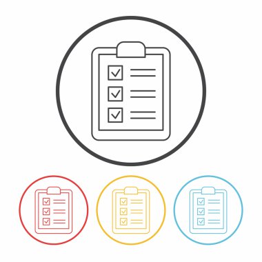 alışveriş listesi satırı simge vektör çizim