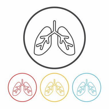 Organ satır simge vektör çizim