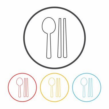 sofra satır simge vektör çizim