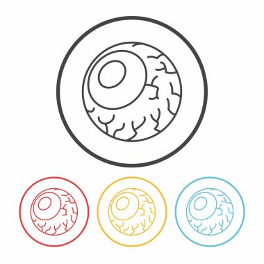 Cadılar Bayramı gözbebekleri satırı simgesi