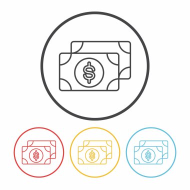 Para çizgisi simgesi