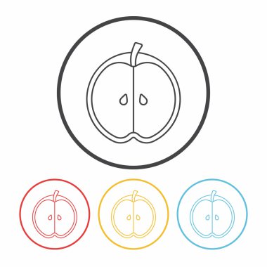 meyve elma satırı simgesi