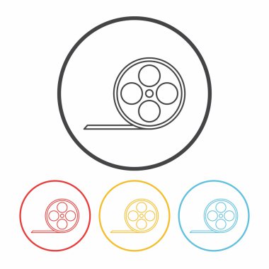 video kaset satırı simgesi