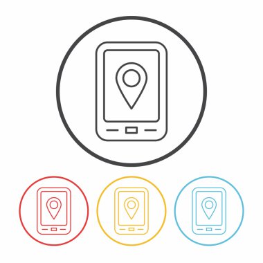 cep telefonu satırı simgesi