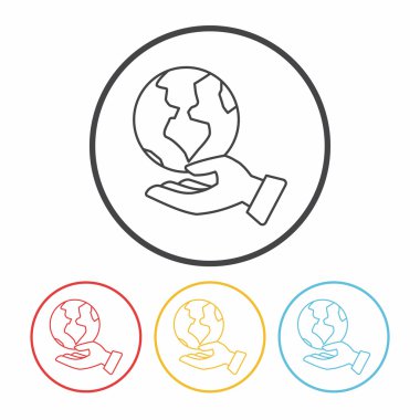 çevre koruma kavramı korumak bizim gezegen satırı simgesi