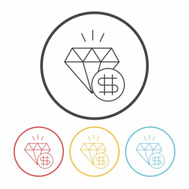 elmas satırı simgesi