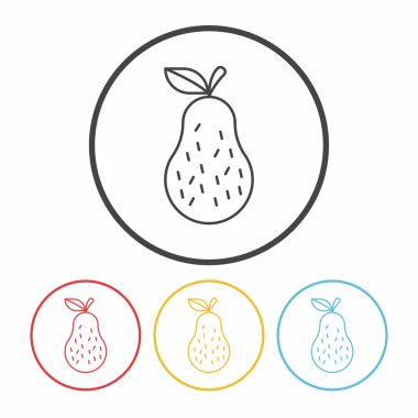 meyveler armut satırı simgesi