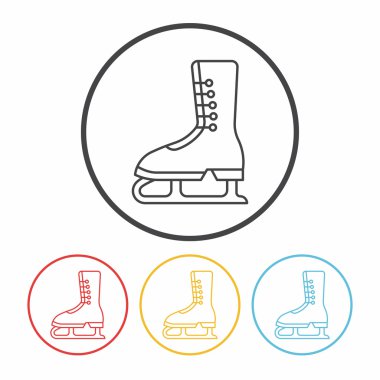 Buz pateni çizgisi simgesi