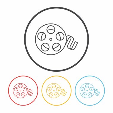 video kaset satırı simgesi