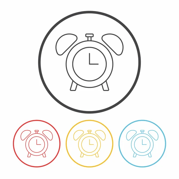Clock line icon vector illustration — Stock Vector