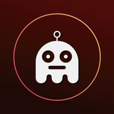 Alan yabancı simge vektör çizim