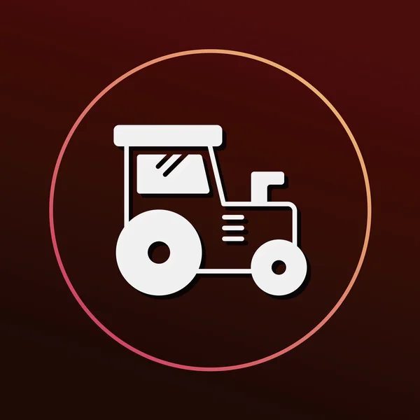 Vektorová ilustrace ikony kamionu — Stockový vektor